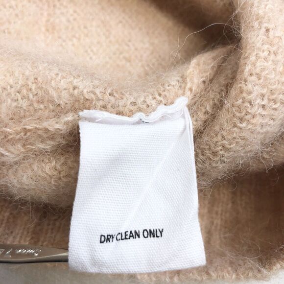 Pacas Womens Size Small Beige Alpaca Merino Wool Blend Cardigan Sweater - Picture 6 of 7